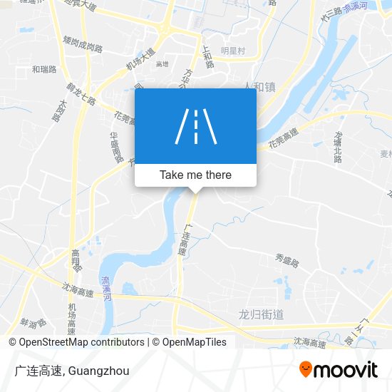 广连高速 map