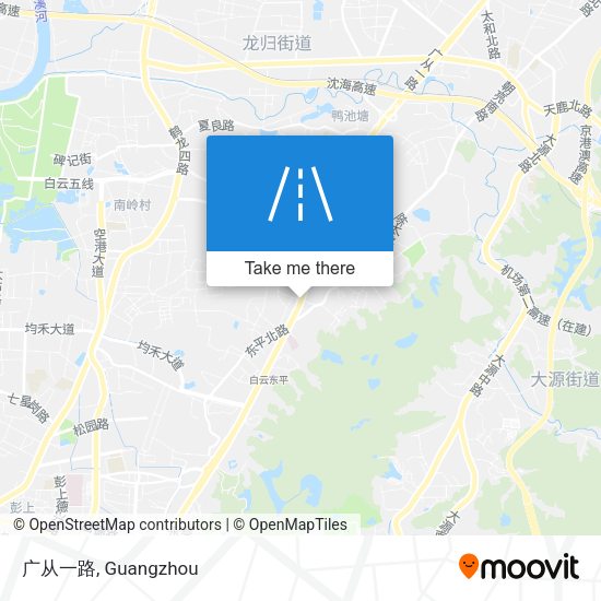 广从一路 map