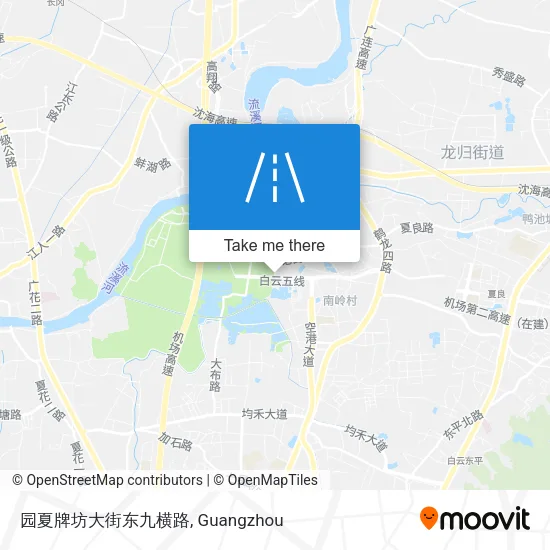 园夏牌坊大街东九横路 map