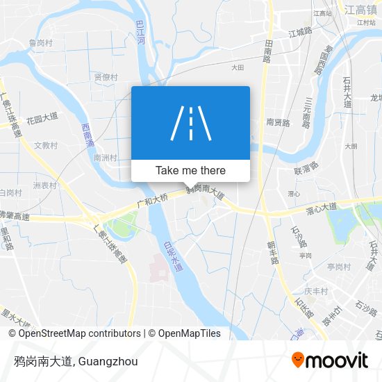 鸦岗南大道 map