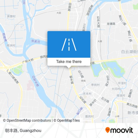 朝丰路 map