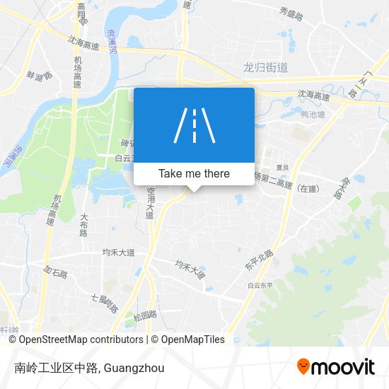 南岭工业区中路 map
