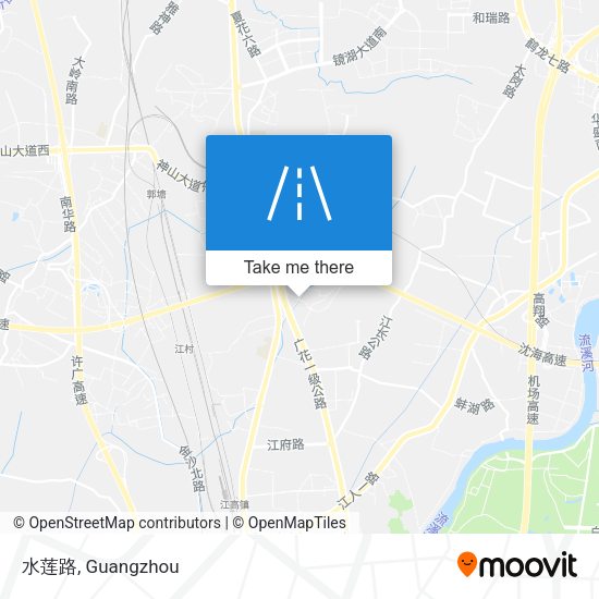 水莲路 map