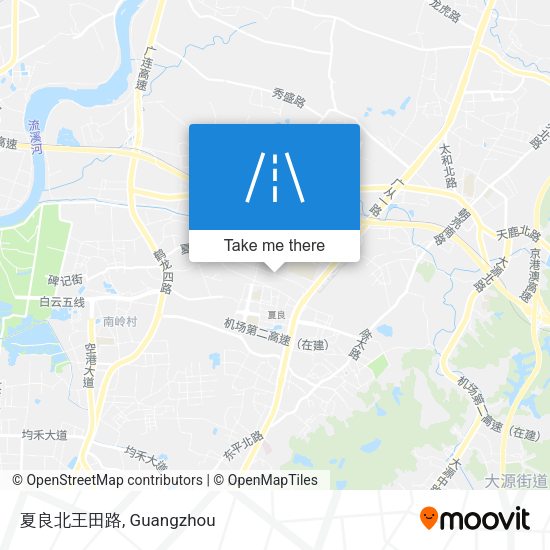 夏良北王田路 map