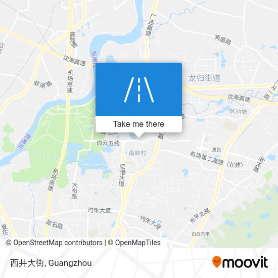 西井大街 map