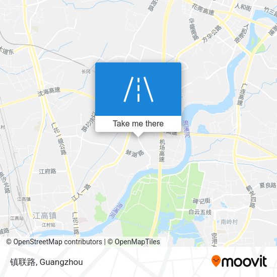 镇联路 map