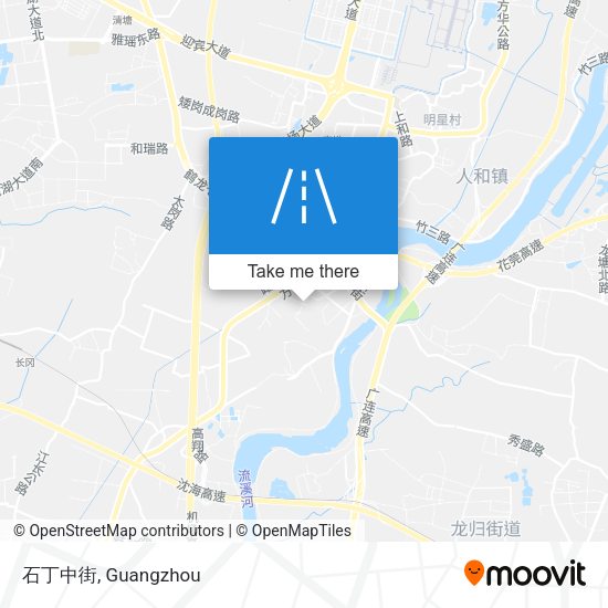 石丁中街 map