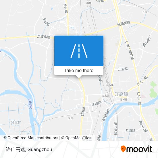 许广高速 map