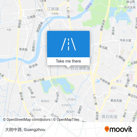 大朗中路 map