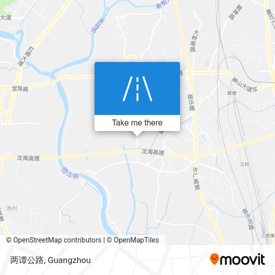 两谭公路 map