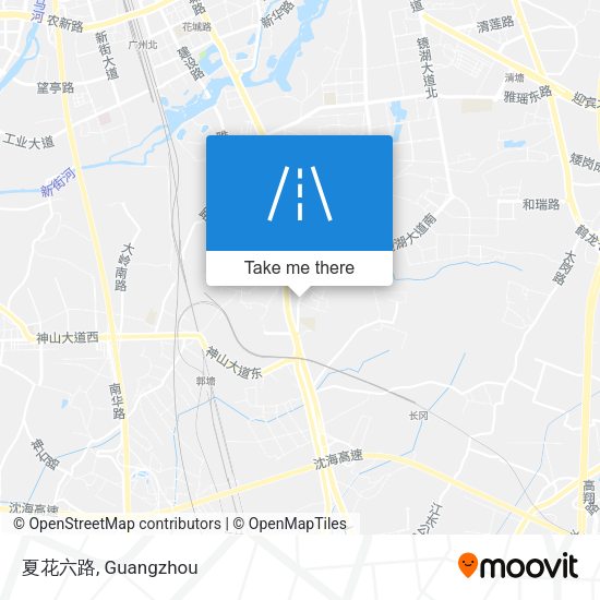 夏花六路 map