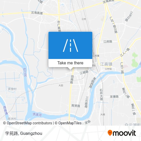 学苑路 map