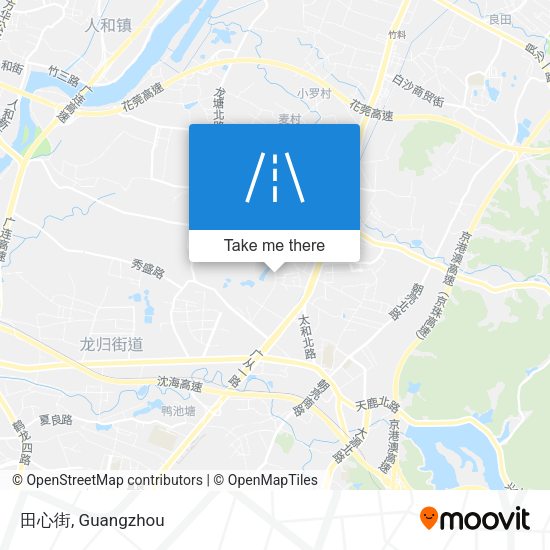 田心街 map