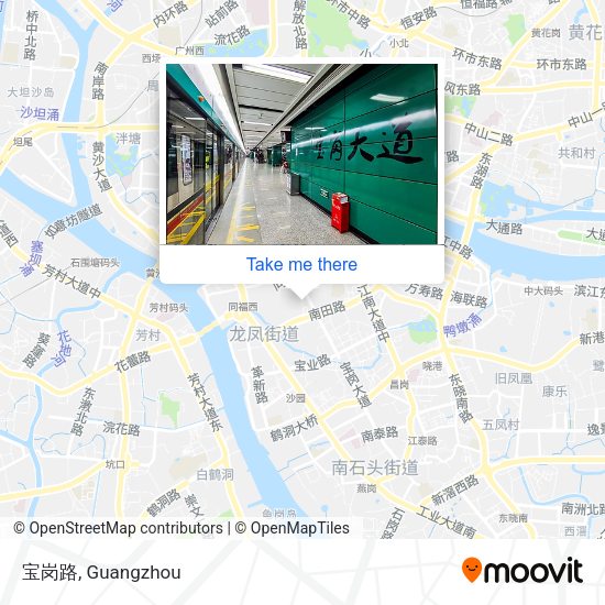 宝岗路 map