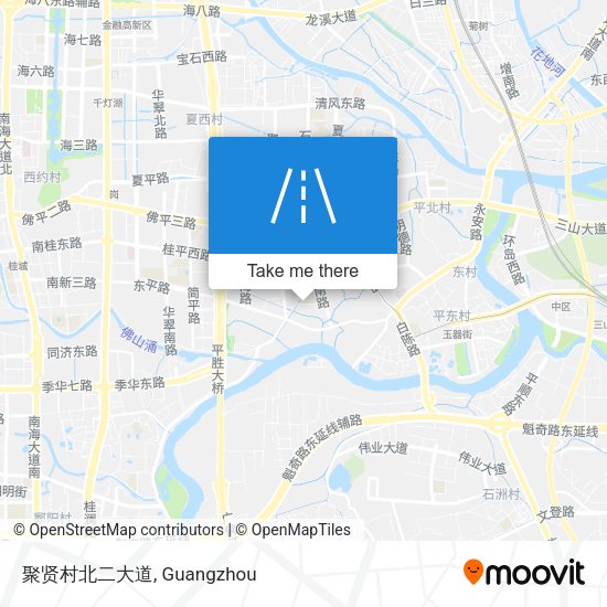 聚贤村北二大道 map