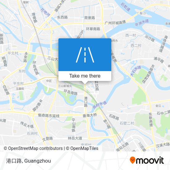 港口路 map