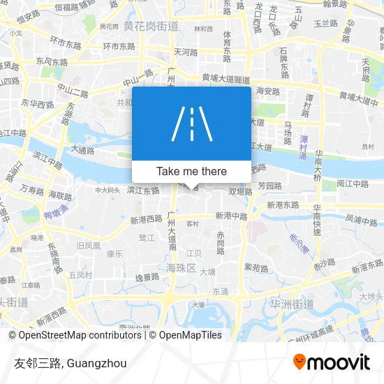 友邻三路 map
