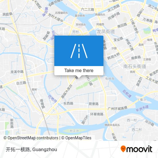 开拓一横路 map