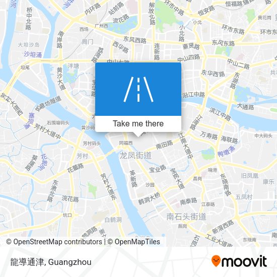 龍導通津 map