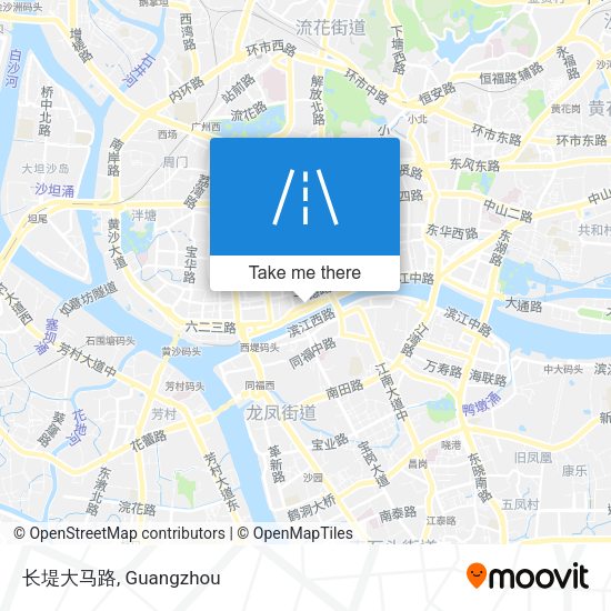 长堤大马路 map