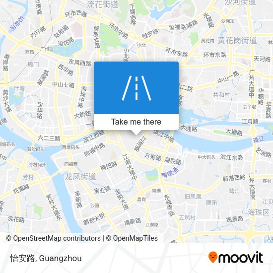 怡安路 map