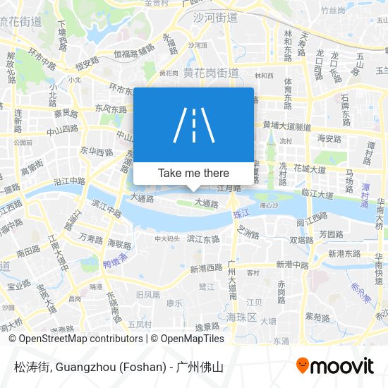 松涛街 map