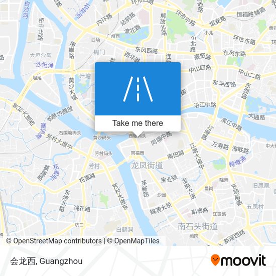 会龙西 map