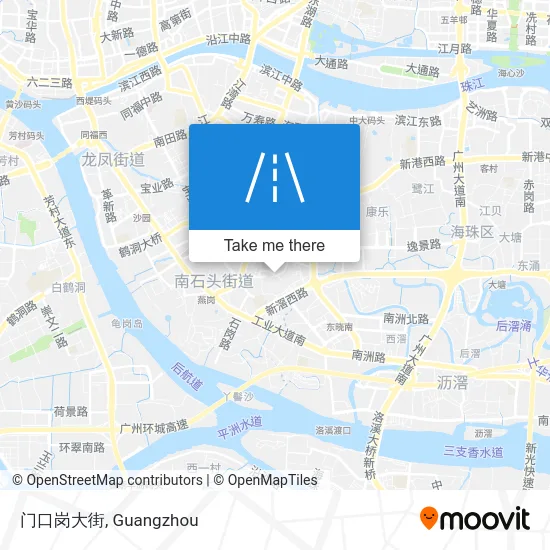 门口岗大街 map