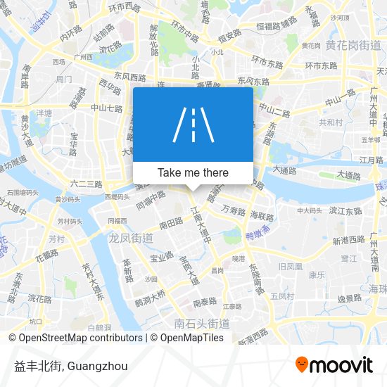 益丰北街 map