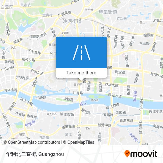 华利北二直街 map