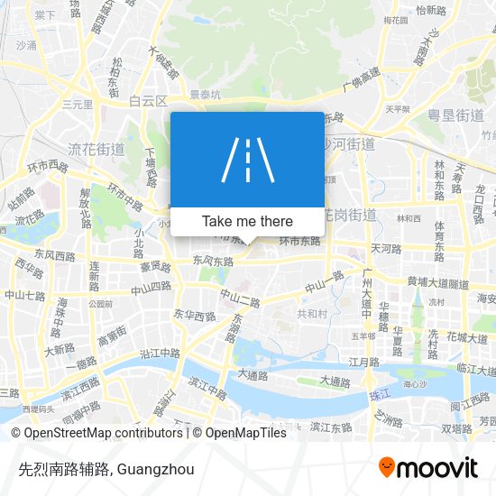 先烈南路辅路 map