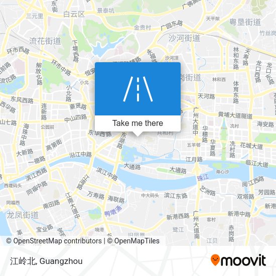 江岭北 map
