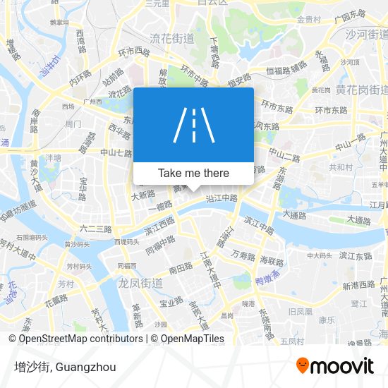 增沙街 map