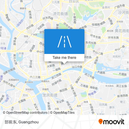 部前东 map