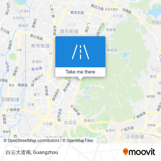 白云大道南 map