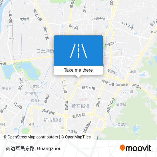 鹤边军民东路 map