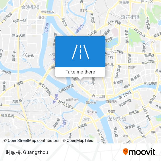 时敏桥 map