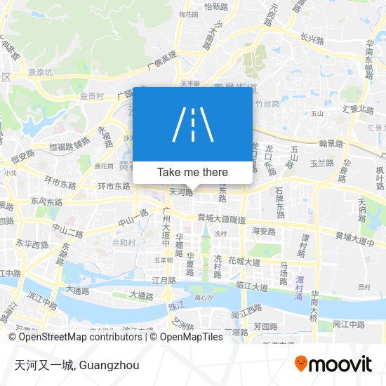 天河又一城 map