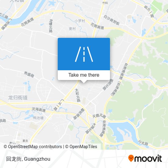 回龙街 map