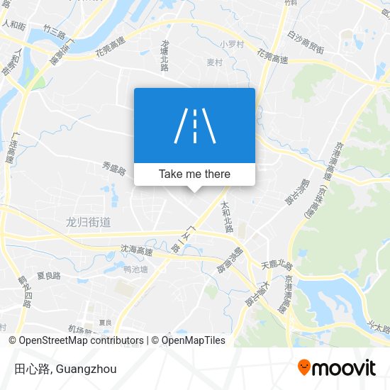 田心路 map