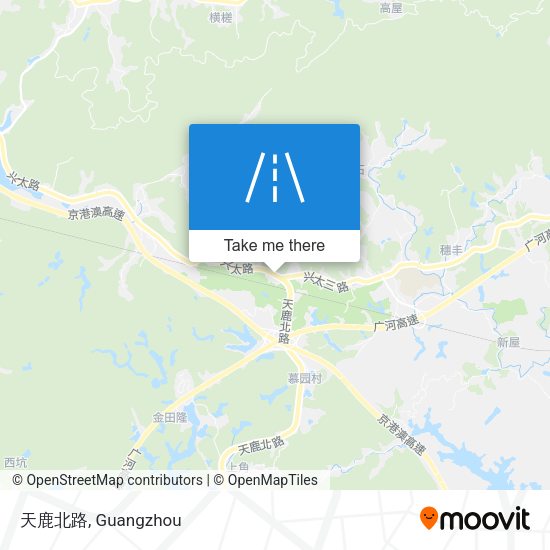 天鹿北路 map