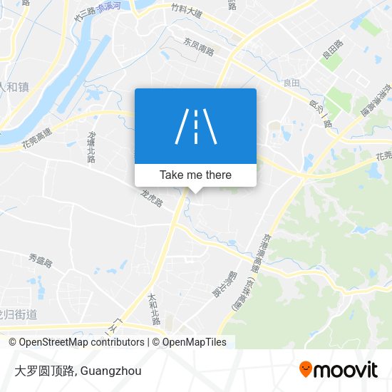 大罗圆顶路 map
