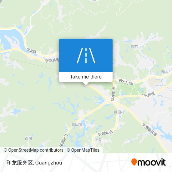 和龙服务区 map