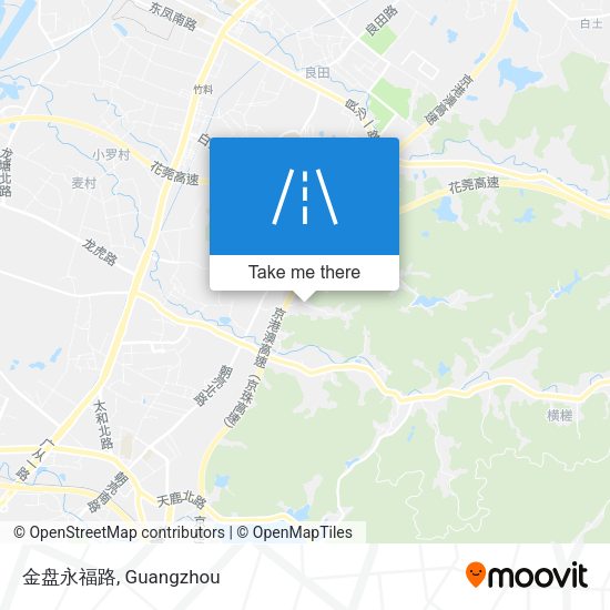 金盘永福路 map