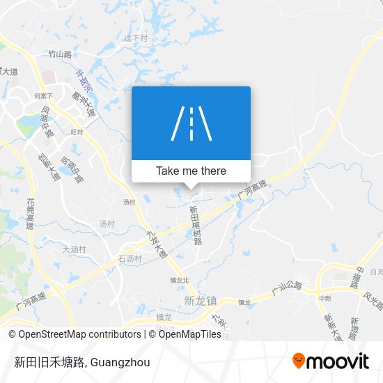 新田旧禾塘路 map