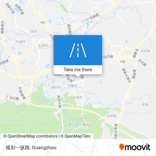 规划一纵路 map
