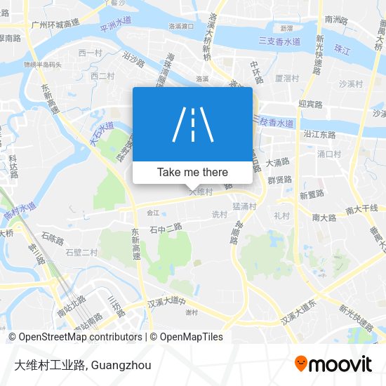 大维村工业路 map