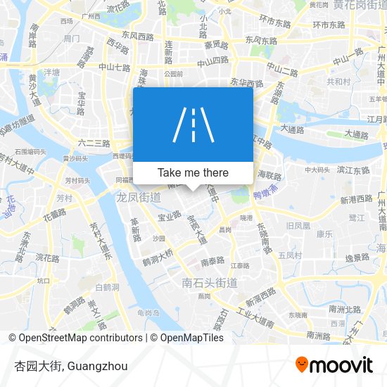 杏园大街 map