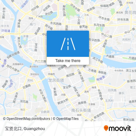 宝贤北口 map