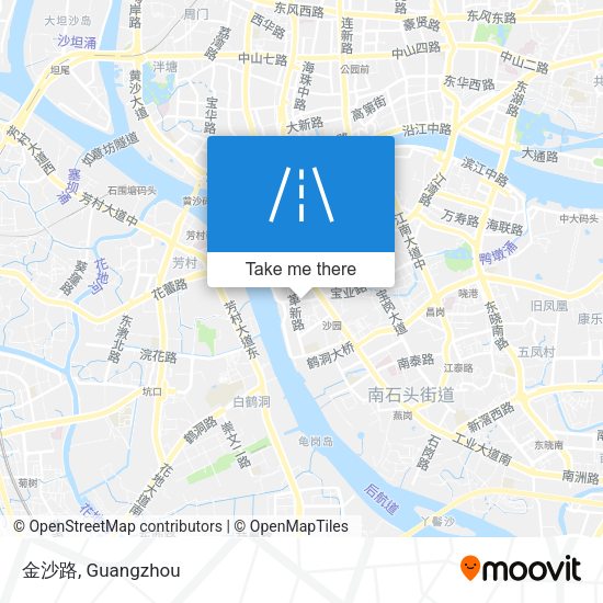 金沙路 map